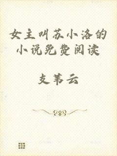 女主叫苏小洛的小说免费阅读